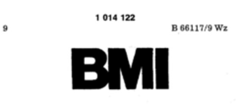 BMI Logo (DPMA, 06/28/1980)