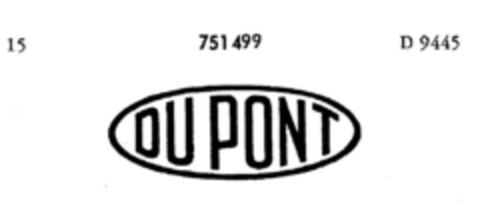 DU PONT Logo (DPMA, 08.05.1958)