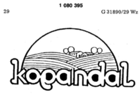 kopandal Logo (DPMA, 05.12.1984)