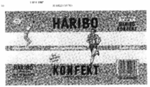 HARIBO KONFEKT Logo (DPMA, 03.12.1980)