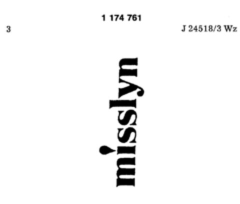 misslyn Logo (DPMA, 11/10/1989)