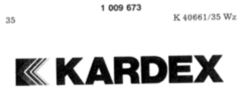KARDEX Logo (DPMA, 02.04.1979)