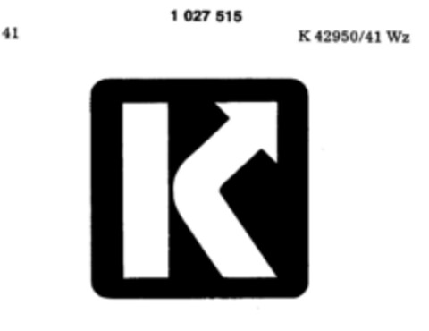 K Logo (DPMA, 16.01.1981)