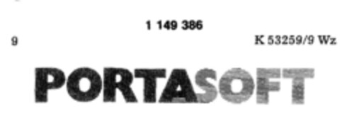 PORTASOFT Logo (DPMA, 20.08.1988)