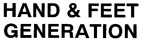 HAND & FEET GENERATION Logo (DPMA, 21.04.1994)