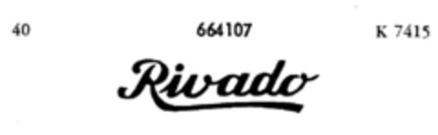 Rivado Logo (DPMA, 11/14/1953)