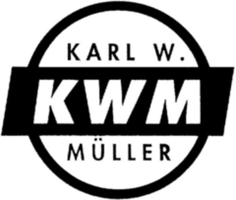 KWM KARL W. MÜLLER Logo (DPMA, 04/09/1992)