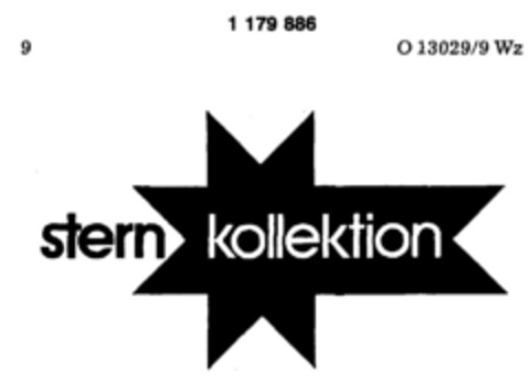 stern kollektion Logo (DPMA, 28.08.1987)