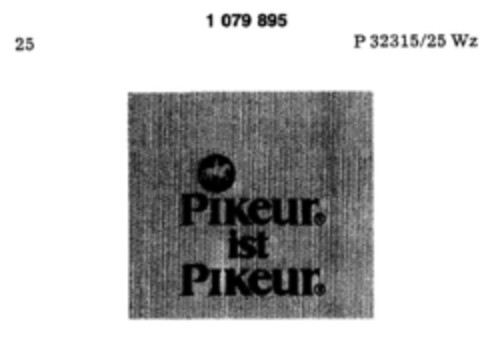 Pikeur ist Pikeur Logo (DPMA, 23.01.1985)