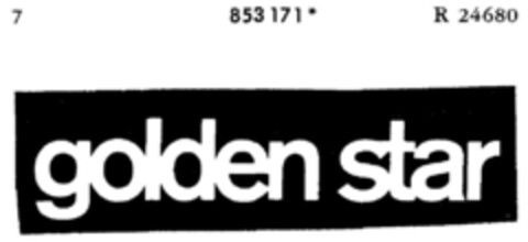 golden star Logo (DPMA, 20.07.1968)