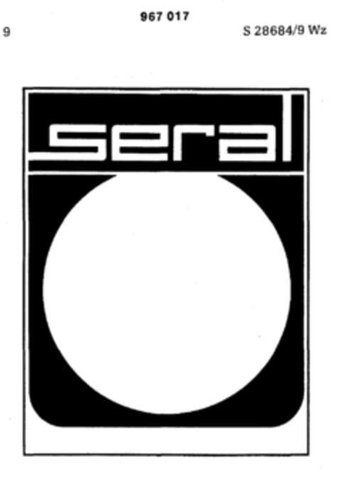 seral Logo (DPMA, 19.03.1975)