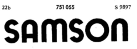 SAMSON Logo (DPMA, 11.12.1958)