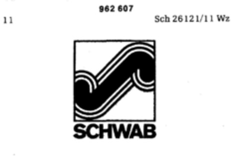 SCHWAB Logo (DPMA, 16.10.1976)