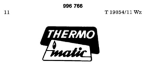 THERMO matic Logo (DPMA, 02.02.1979)
