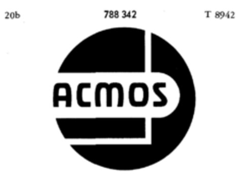 ACMOS Logo (DPMA, 30.05.1963)