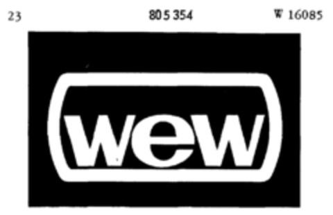 wew Logo (DPMA, 23.05.1964)