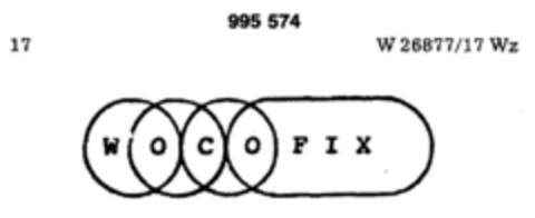 W O C O FIX Logo (DPMA, 23.02.1976)
