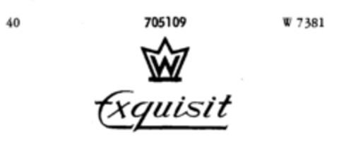 Exquisit Logo (DPMA, 27.12.1955)
