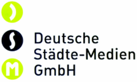 DSM Deutsche Städte-Medien GmbH Logo (DPMA, 21.01.2000)