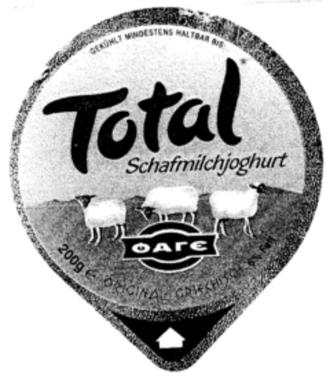 Total Schafmilchjoghurt Logo (DPMA, 03.02.2000)