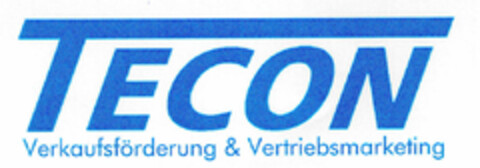 TECON Verkaufsförderung & Vertriebsmarketing Logo (DPMA, 12/01/2000)