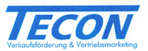 TECON Verkaufsförderung & Vertriebsmarketing Logo (DPMA, 01.12.2000)