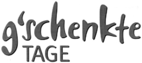 g'schenkte TAGE Logo (DPMA, 18.03.2008)