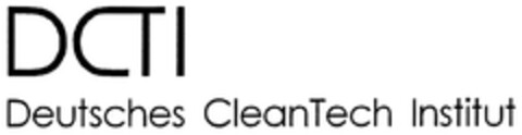 DCTI Deutsches CleanTech Institut Logo (DPMA, 07/02/2008)