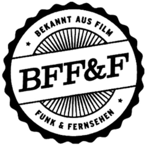 BFF&F BEKANNT AUS FILM FUNK & FERNSEHEN Logo (DPMA, 01/10/2012)