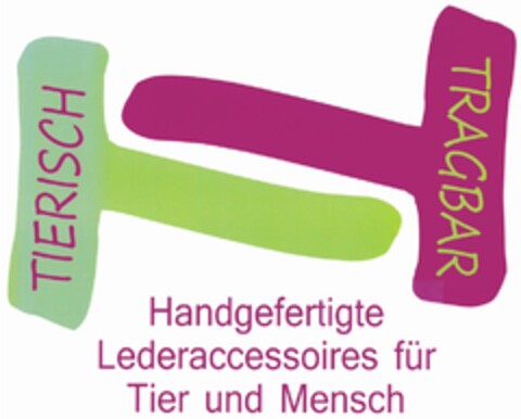 Tierisch-Tragbar, Handgefertigte Lederaccessoires für Tier und Mensch Logo (DPMA, 08.05.2012)