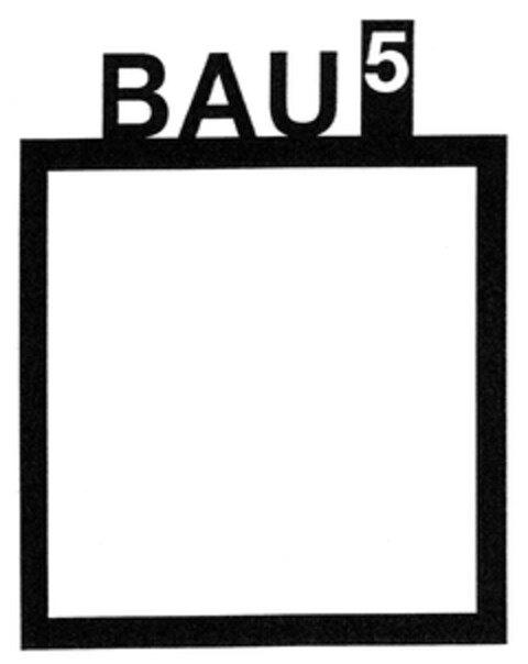 BAU 5 Logo (DPMA, 04/04/2013)