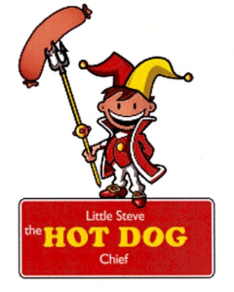 Little Steve the HOT DOG Chief Logo (DPMA, 10/31/2014)