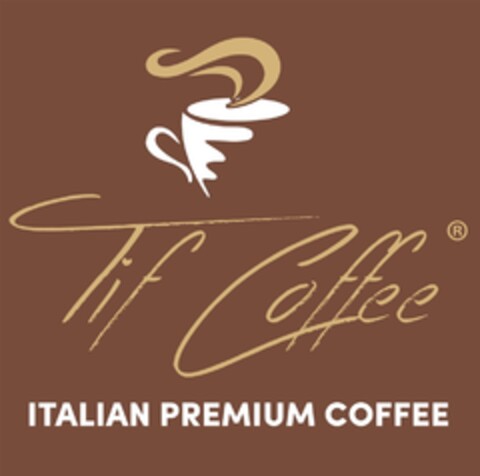 Tif Coffee ITALIAN PREMIUM COFFEE Logo (DPMA, 14.06.2016)