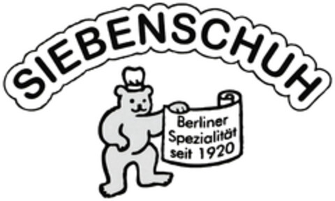 SIEBENSCHUH Berliner Spezialität seit 1920 Logo (DPMA, 10/29/2018)