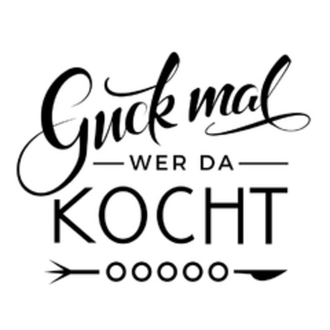 Guck mal WER DA KOCHT Logo (DPMA, 11.01.2018)