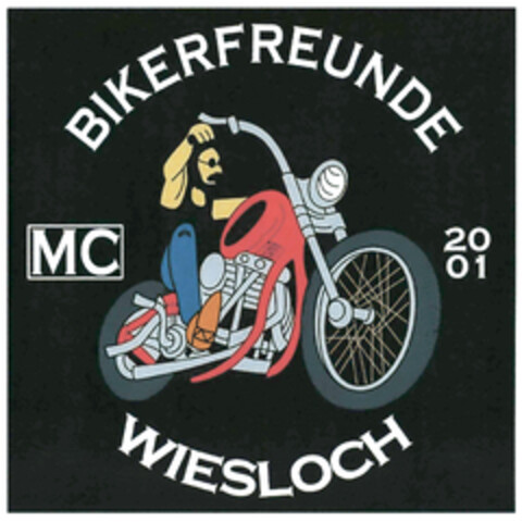 BIKERFREUNDE WIESLOCH MC 2001 Logo (DPMA, 08/01/2019)