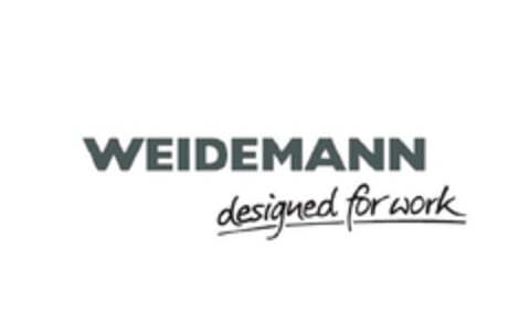 WEIDEMANN designed for work Logo (DPMA, 14.05.2019)