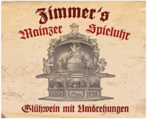 Zimmer´s Mainzer Spieluhr Glühwein mit Umdrehungen Logo (DPMA, 15.09.2020)