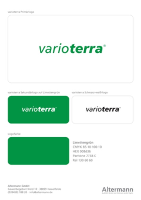 varioterra Logo (DPMA, 03/16/2025)