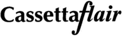 Cassettaflair Logo (DPMA, 14.04.2003)