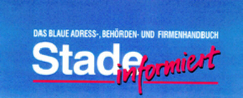 DAS BLAUE - Stade informiert Logo (DPMA, 16.11.1995)