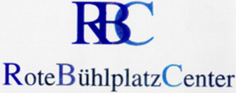 RBC RoteBühlplatzCenter Logo (DPMA, 14.08.1997)