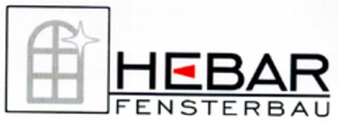 HEBAR FENSTERBAU Logo (DPMA, 05.11.1997)