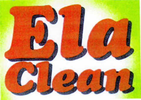 Ela Clean Logo (DPMA, 03.12.1998)