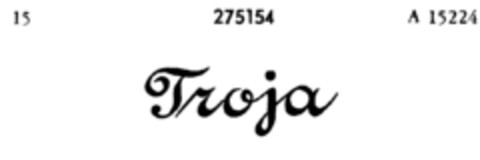 Troja Logo (DPMA, 11.07.1921)