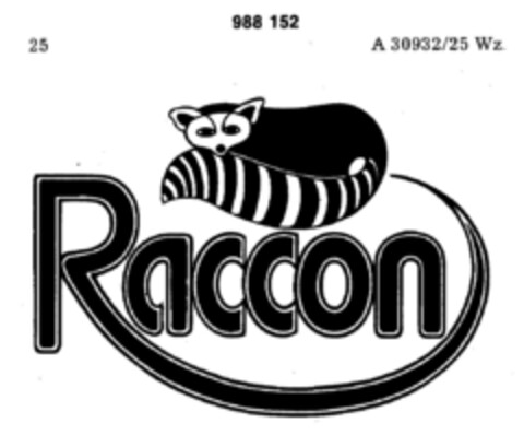 Raccon Logo (DPMA, 11/09/1978)