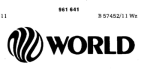 WORLD Logo (DPMA, 28.12.1976)