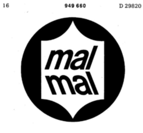 mal mal Logo (DPMA, 10/15/1975)