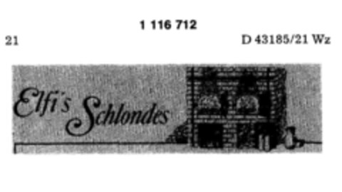 Elfi`s Schlondes Logo (DPMA, 31.03.1987)