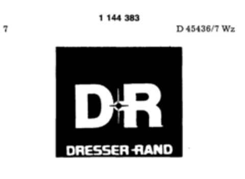 DR DRESSER-RAND Logo (DPMA, 28.10.1988)